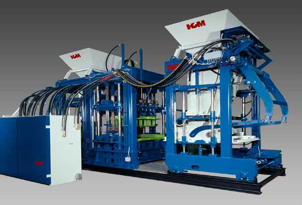 KVM block machine and concrete equipment